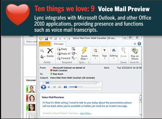 十个理由让你爱上Mircosoft Lync(5)