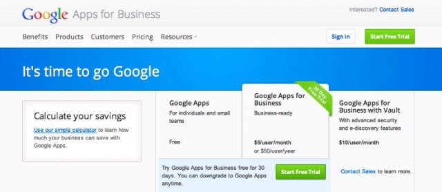 Google Apps免费账户注册宣告结束？
