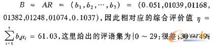 企业信息系统的模糊综合评价集