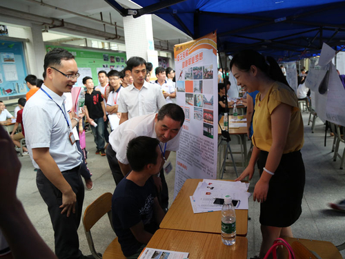 省城建学院举办2015年毕业生夏季招聘会