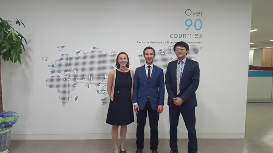 德国外经贸部考察世界顶级光纤熔接机品牌韩国