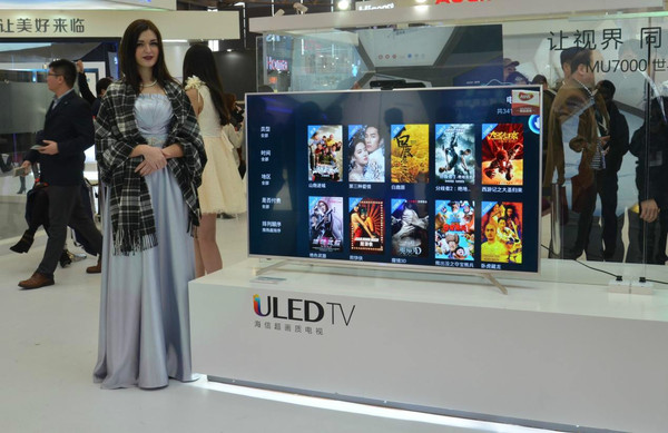 2016AWE大赏！超模带你看国际范儿的海信