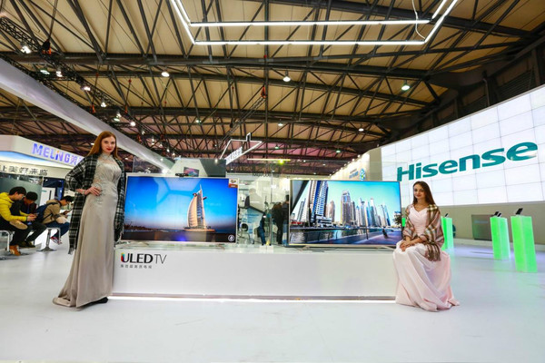 2016AWE大赏！超模带你看国际范儿的海信