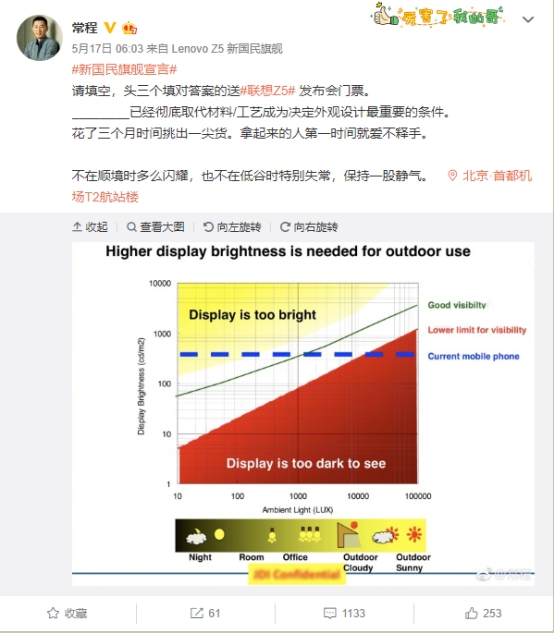 6月见的联想Z5手机除了屏占比95% 还将首次搭