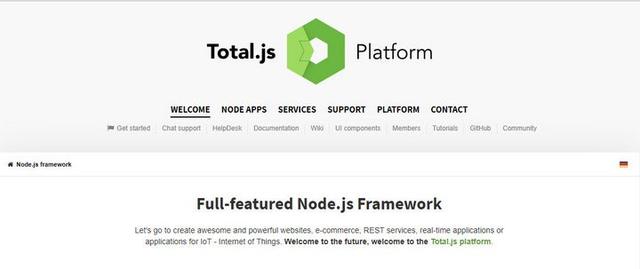 国外十大顶级Nodejs框架，有你在用的吗？