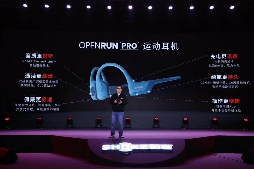 自主科技创新 运动更Pro Shokz韶音新旗舰运动耳机发