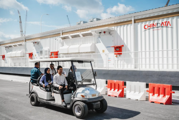 秦淮数据集团马来柔佛超大规模数据中心园区现场